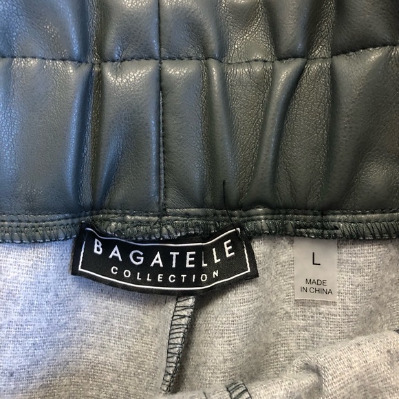 Bagatelle Faux Leather Shorts - Picture 4 of 5
